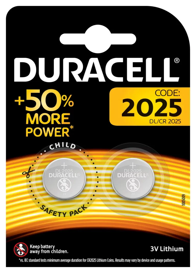 DURACELL Knopfzelle CR2025 2 Stück 3V