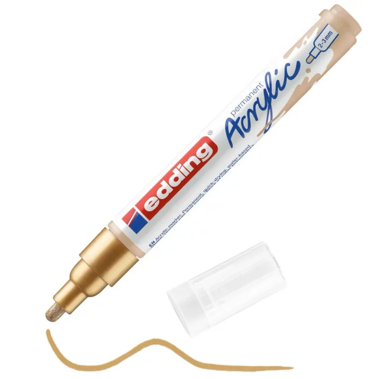 EDDING Acrylmarker 5100 mit Rundspitze 2-3 mm (M) reichgold