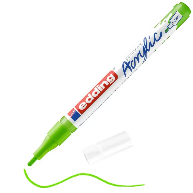EDDING Acrylmarker 5300 mit Rundspitze 1-2 mm (F) gelbgrün