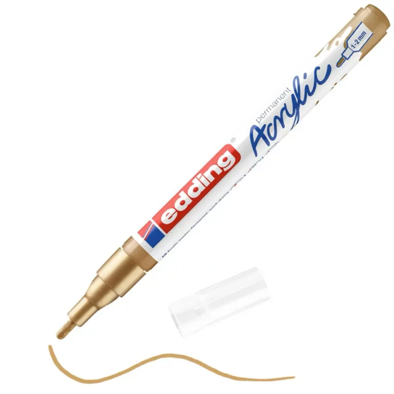 EDDING Acrylmarker 5300 mit Rundspitze 1-2 mm (F) reichgold
