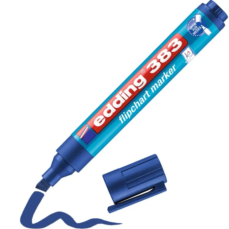 EDDING Flipchartmarker 383 mit Keilspitze 1-5 mm blau