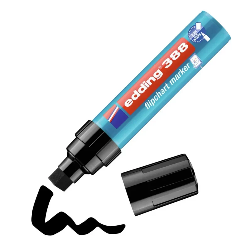 EDDING Flipchartmarker 388 mit Keilspitze 4-12 mm schwarz
