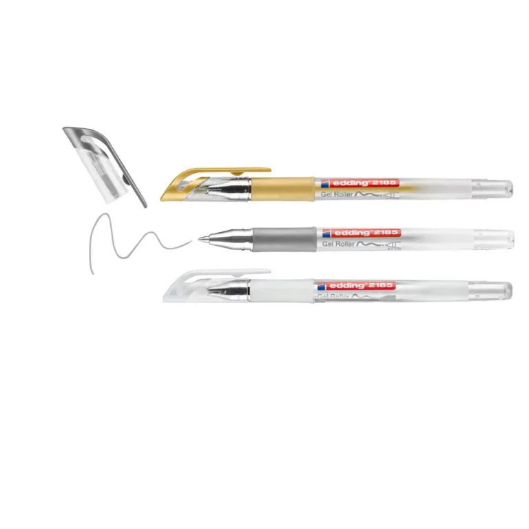 EDDING Gelroller METALLIC 2185 3 Stück mit Rundspitze 0