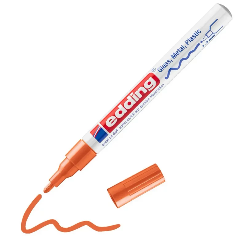 EDDING Glanzlackmarker 751 mit Rundspitze 1-2 mm orange