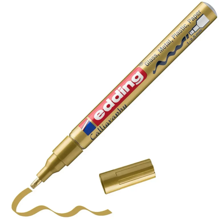 EDDING Glanzlackmarker 753 mit Kalligrafiespitze 1-2