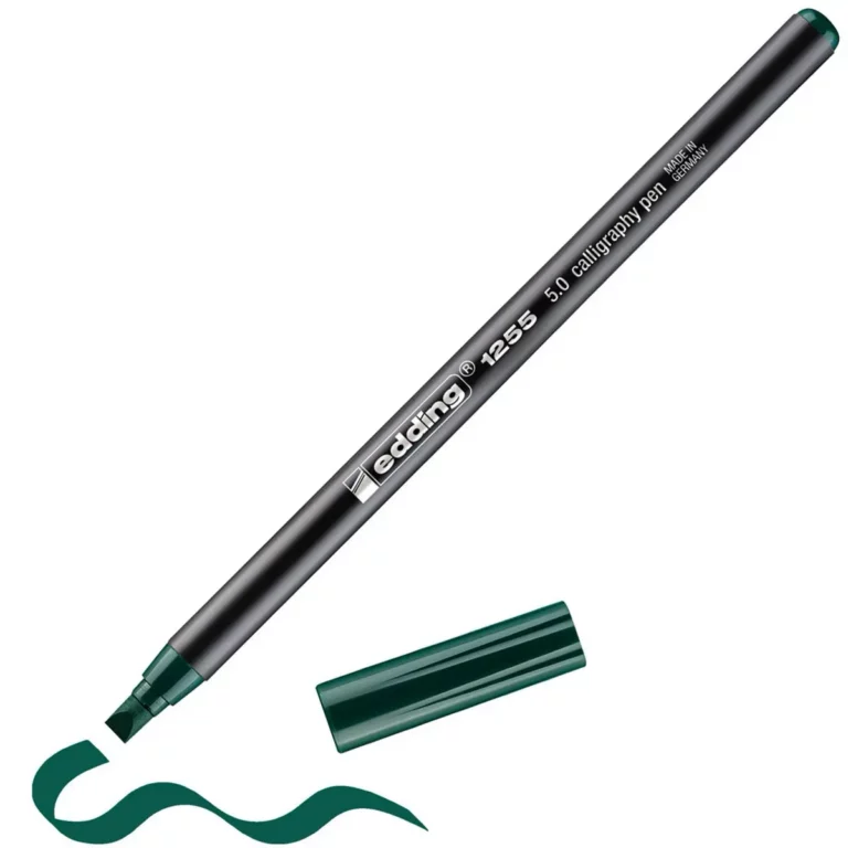 EDDING Kalligrafiestift 1255 mit Keilspitze 5 mm flaschengrün
