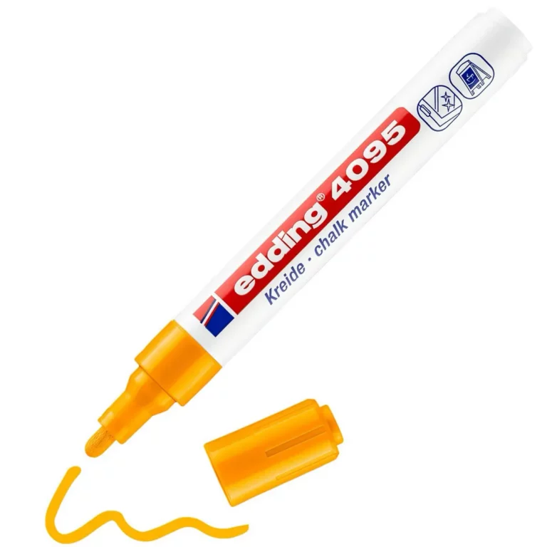 EDDING Kreidemarker 4095 mit Rundspitze 2-3 mm neonorange