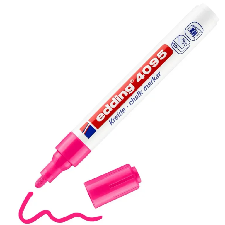EDDING Kreidemarker 4095 mit Rundspitze 2-3 mm neonpink