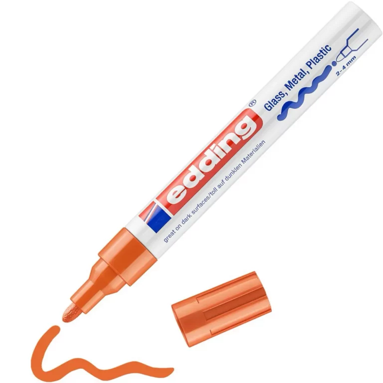 EDDING Lackmarker 750 mit Rundspitze 2-4 mm orange