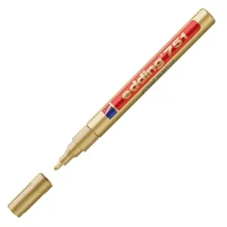 EDDING Lackmarker 751 mit Rundspitze 1-2 mm gold