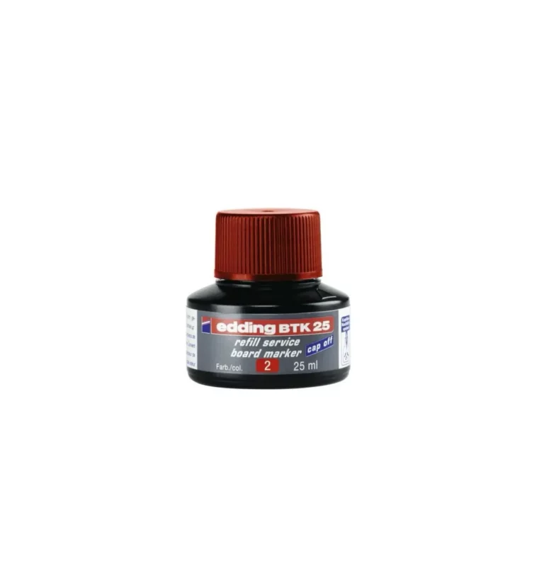 EDDING Nachfülltinte BTK25 für Whiteboardmarker 25 ml rot