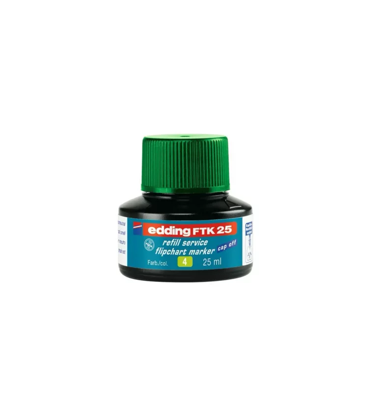 EDDING Nachfülltinte FTK25 für Flipchartmarker 25 ml grün