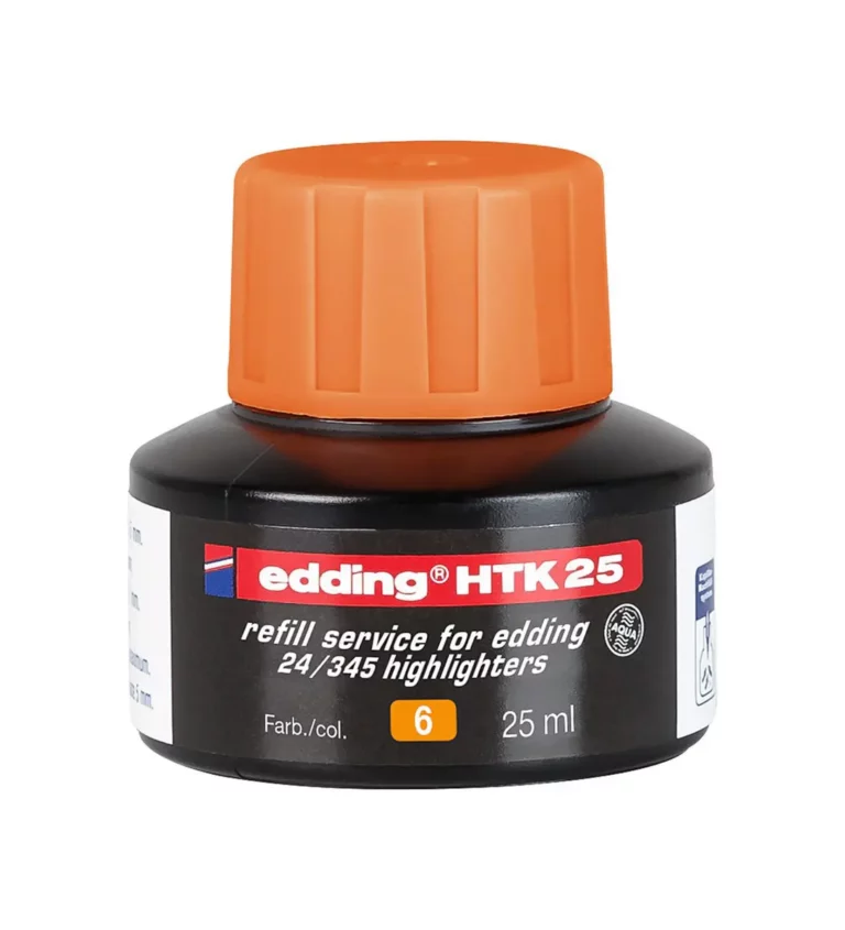 EDDING Nachfülltinte HTK25 für Textmarker 25 ml orange