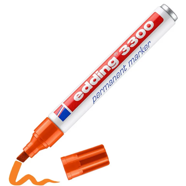 EDDING Permanentmarker 3300 mit Keilspitze 1-5 mm orange