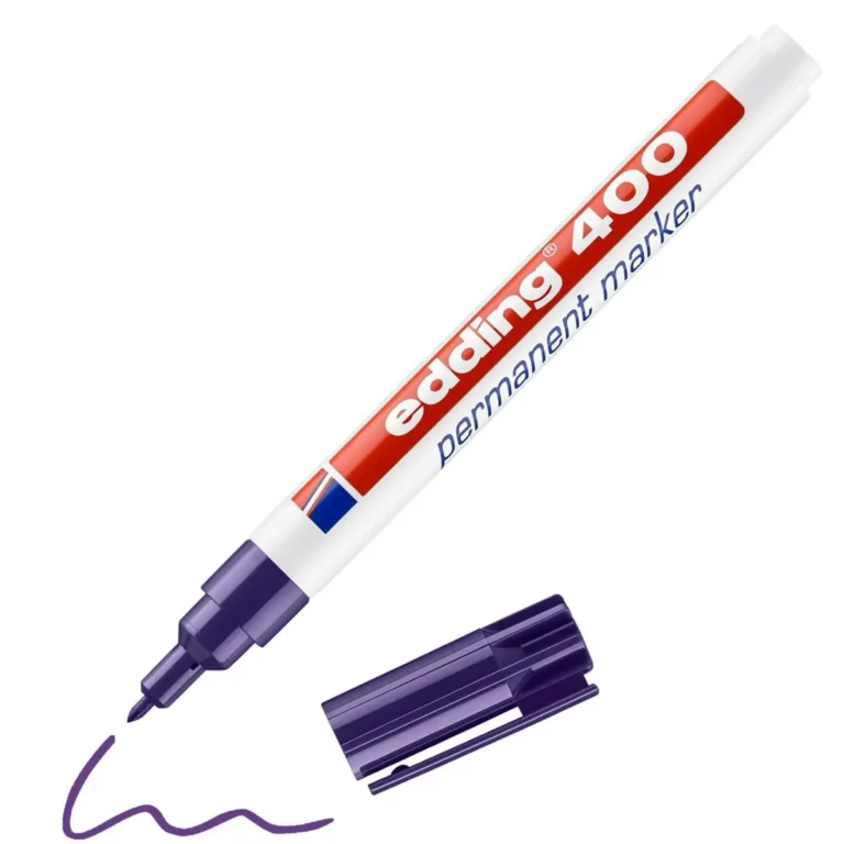 EDDING Permanentmarker 400 mit Rundspitze 1 mm violett