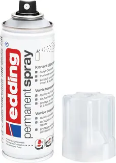 EDDING Permanentspray 5200 Klarlack 200 ml glänzend transparent