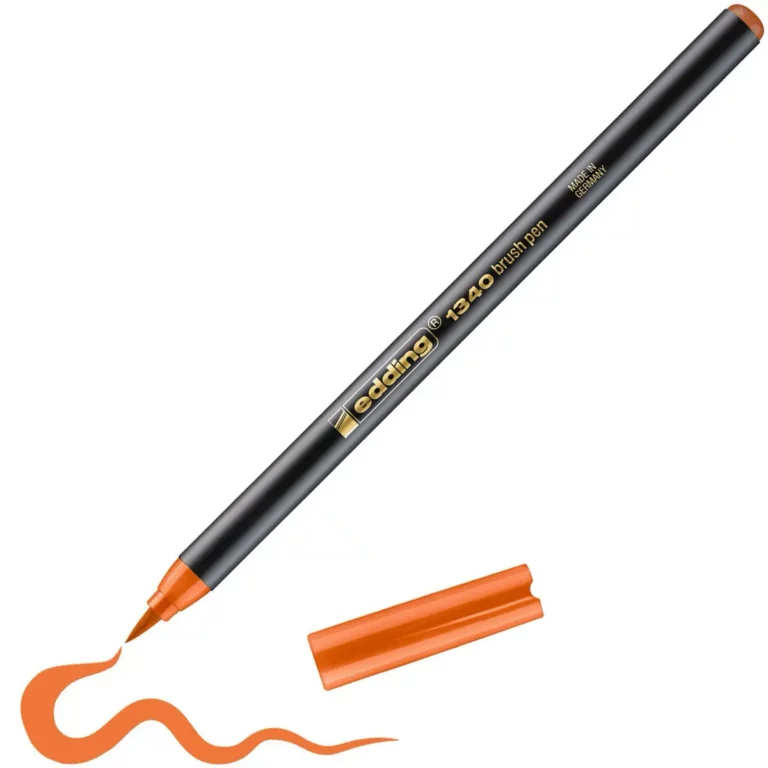 EDDING Pinselstift 1340 mit Pinselspitze 1-3 mm orange