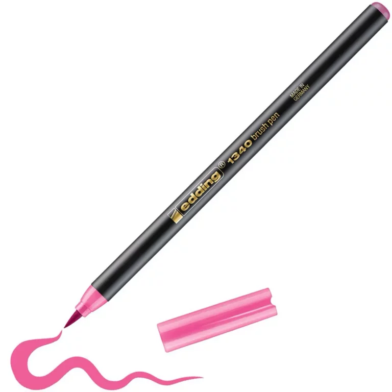 EDDING Pinselstift 1340 mit Pinselspitze 1-3 mm pink