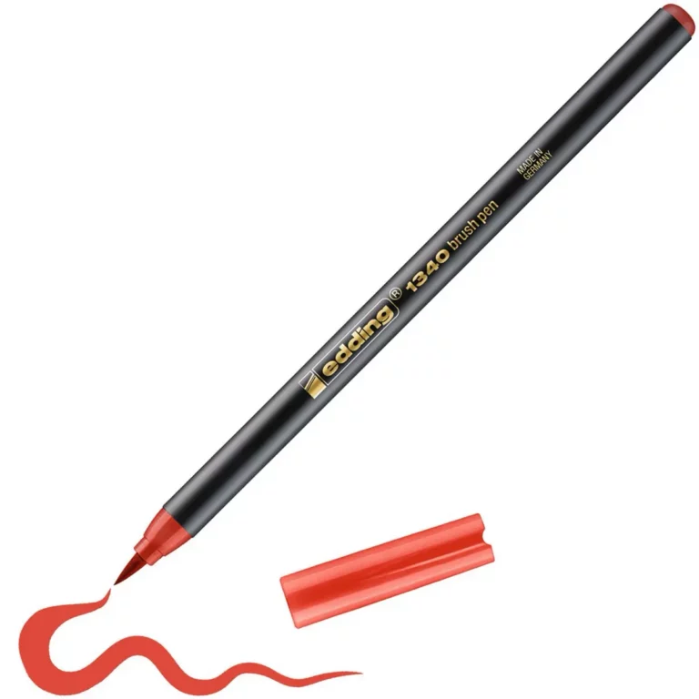 EDDING Pinselstift 1340 mit Pinselspitze 1-3 mm rot