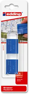EDDING Radiergummi R20 2 Stück im Blister für Bleistift