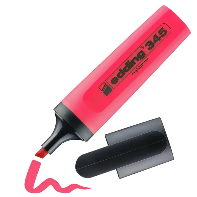 EDDING Textmarker 345 mit Keilspitze 2-5 mm rot