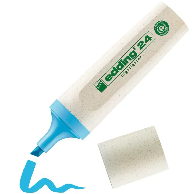 EDDING Textmarker EcoLine 24 mit Keilspitze 2-5 mm hellblau