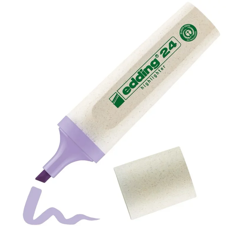 EDDING Textmarker EcoLine 24 mit Keilspitze 2-5 mm pastellviolett