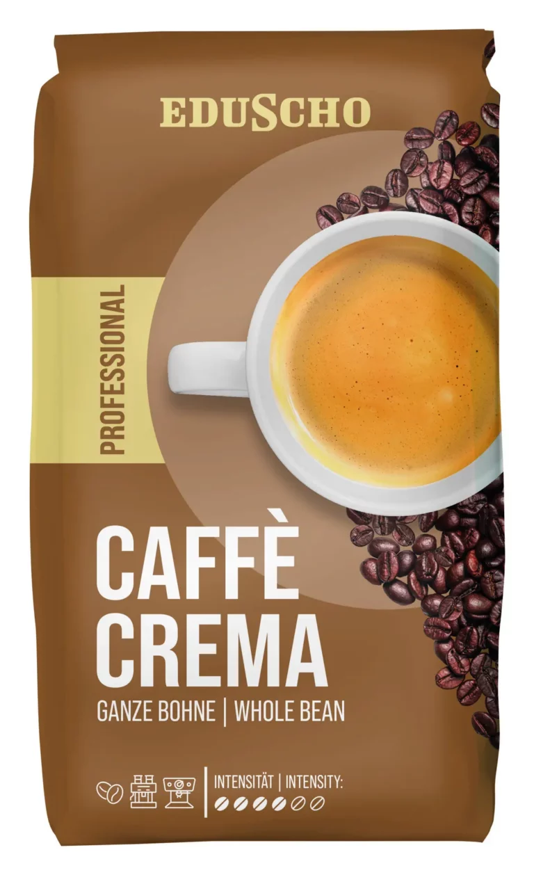 EDUSCHO Kaffee Professional Caffè Crema 1 kg ganze Bohne