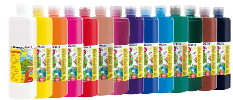 EFA COLOR Fingerfarben-Set 14 Stück à 750 ml farbig sortiert