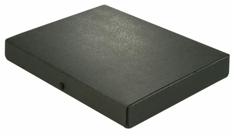ELBA Dokumentenmappe DIN A4 mit Druckknopfverschluss  4 cm schwarz