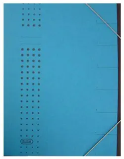 ELBA Ordnungsmappe Chic 2020 DIN A4 1-7 blau