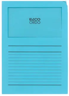 ELCO Ordo-Mappe A4 100 Stück pastellblau