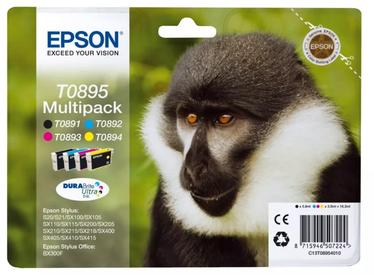 EPSON Tintenpatrone DuraBrite Multipack T08954010 Ink 1x4