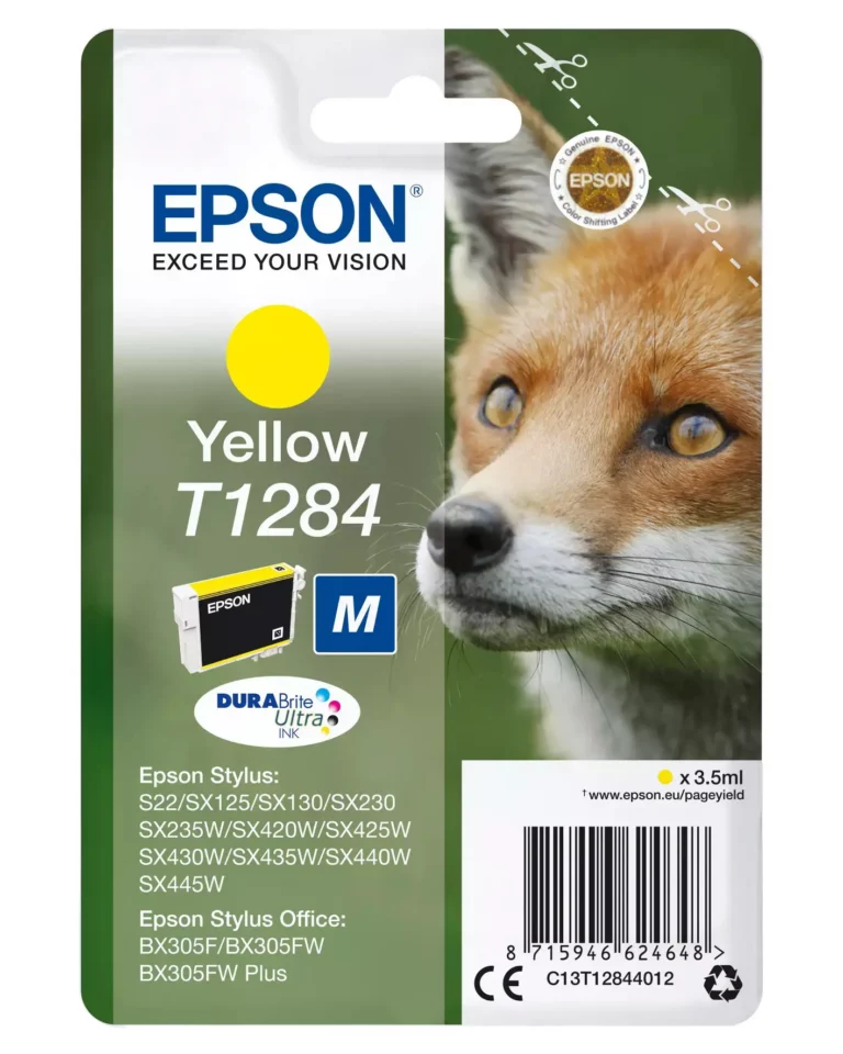 EPSON Tintenpatrone T1284 gelb