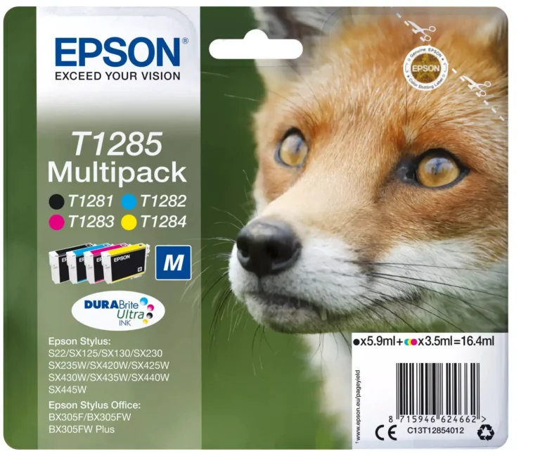 EPSON Tintenpatrone T1285 Multipack black