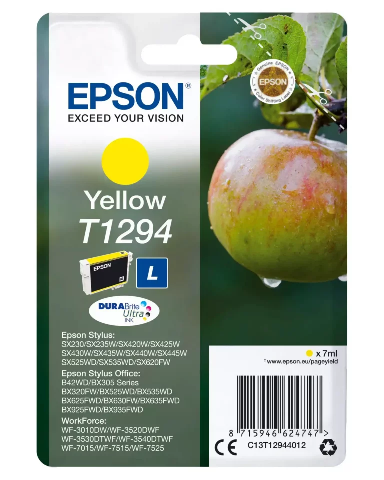 EPSON Tintenpatrone T1294 yellow