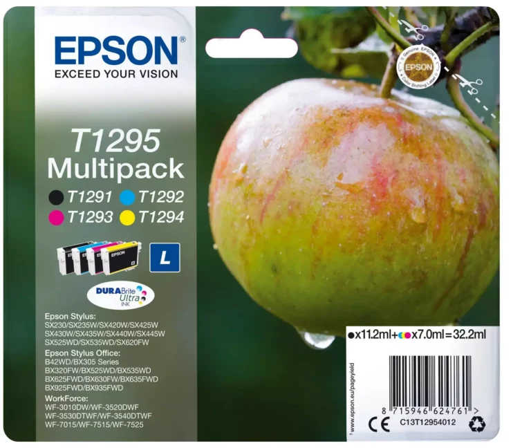 EPSON Tintenpatrone T1295 Multipack black