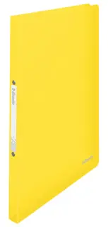 ESSELTE Ringbuch Vivida DIN A4 2-Ringmechanik PP gelb transluzent