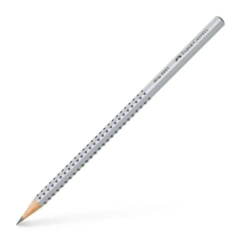 FABER-CASTELL Bleistift Grip 2001 2H silbergrau