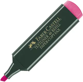 FABER-CASTELL Textmarker 48 Refill rosa