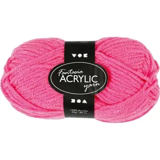 FANTASIA Polyacryl Garn 421708 80 m neon pink