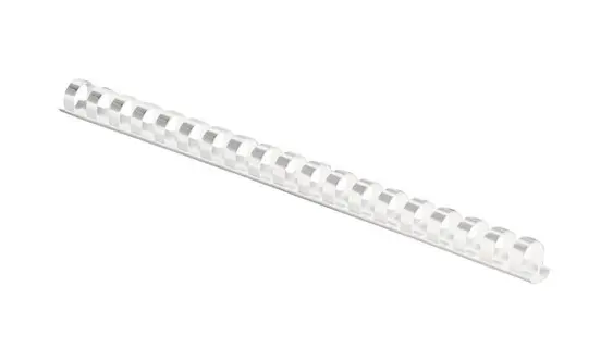 FELLOWES Plastikbinderücken DIN A4 100 Stück 21 Ringe 10 mm weiß