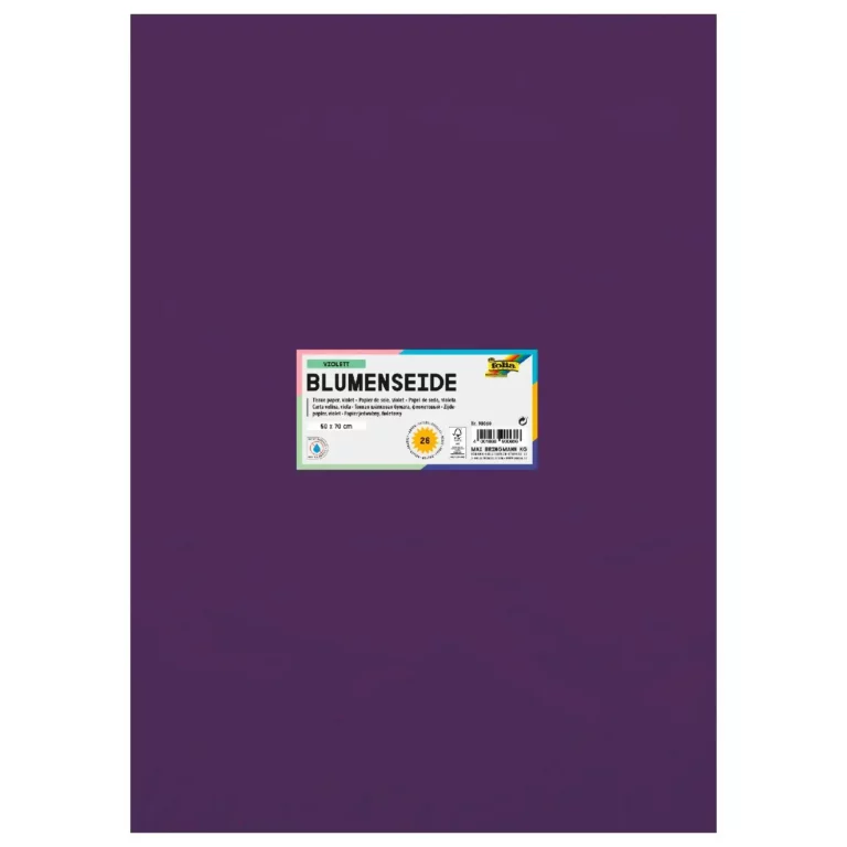 FOLIA Blumenseide 90060 26 Bögen 20 g/m² 50 x 70 cm violett