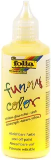 FOLIA Fensterfarbe Funny Color 4512 80 ml zitronengelb