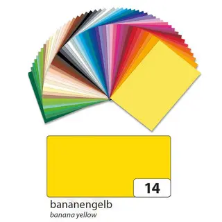 FOLIA Fotokarton DIN A4 300 g/m² 50 Stück bananengelb