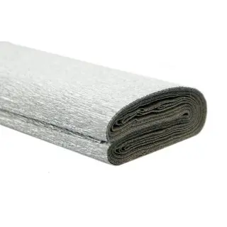 FOLIA Krepppapier 250 x 50 cm 32 g/m² 10 Rollen silber