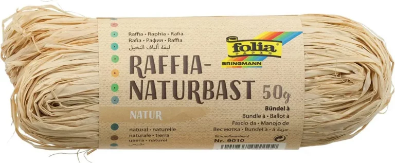 FOLIA Raffia-Naturbast 1 Bündel 50 g 0