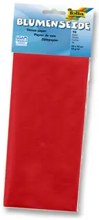 FOLIA Seidenpapier 5 Bögen 50 x 70 cm rot