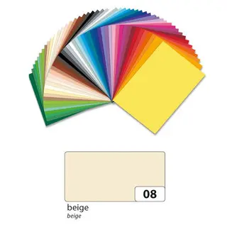 FOLIA Tonzeichenpapier 6708 10 Bögen 130 g/m² 50 x 70 cm beige