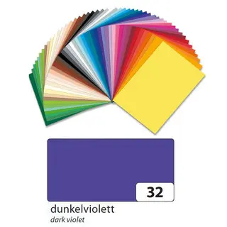 FOLIA Tonzeichenpapier 6732 10 Bögen 130 g/m² 50 x 70 cm dunkelviolett